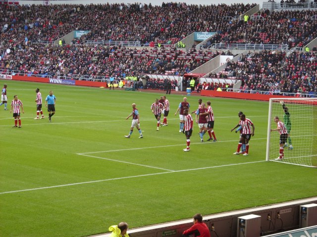 View of the Match from the North Stand